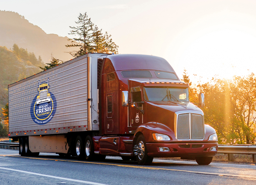 RTF truck on highway